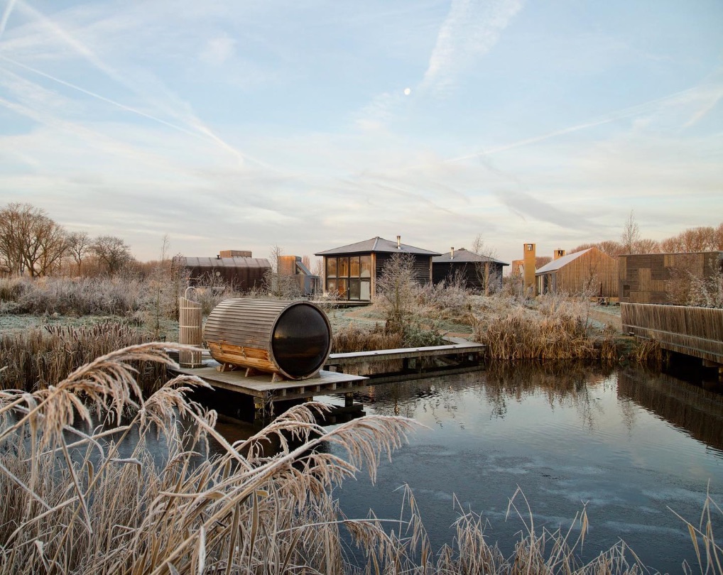 cabin with sauna unbound amsterdam